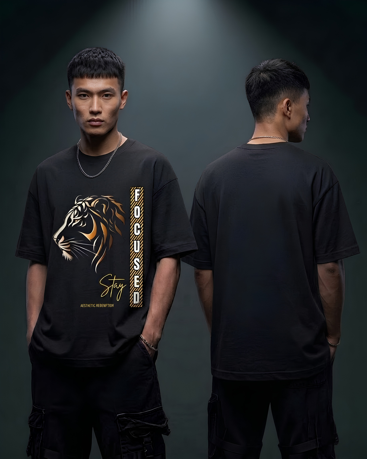 Premium Oversized Tee- Tiger