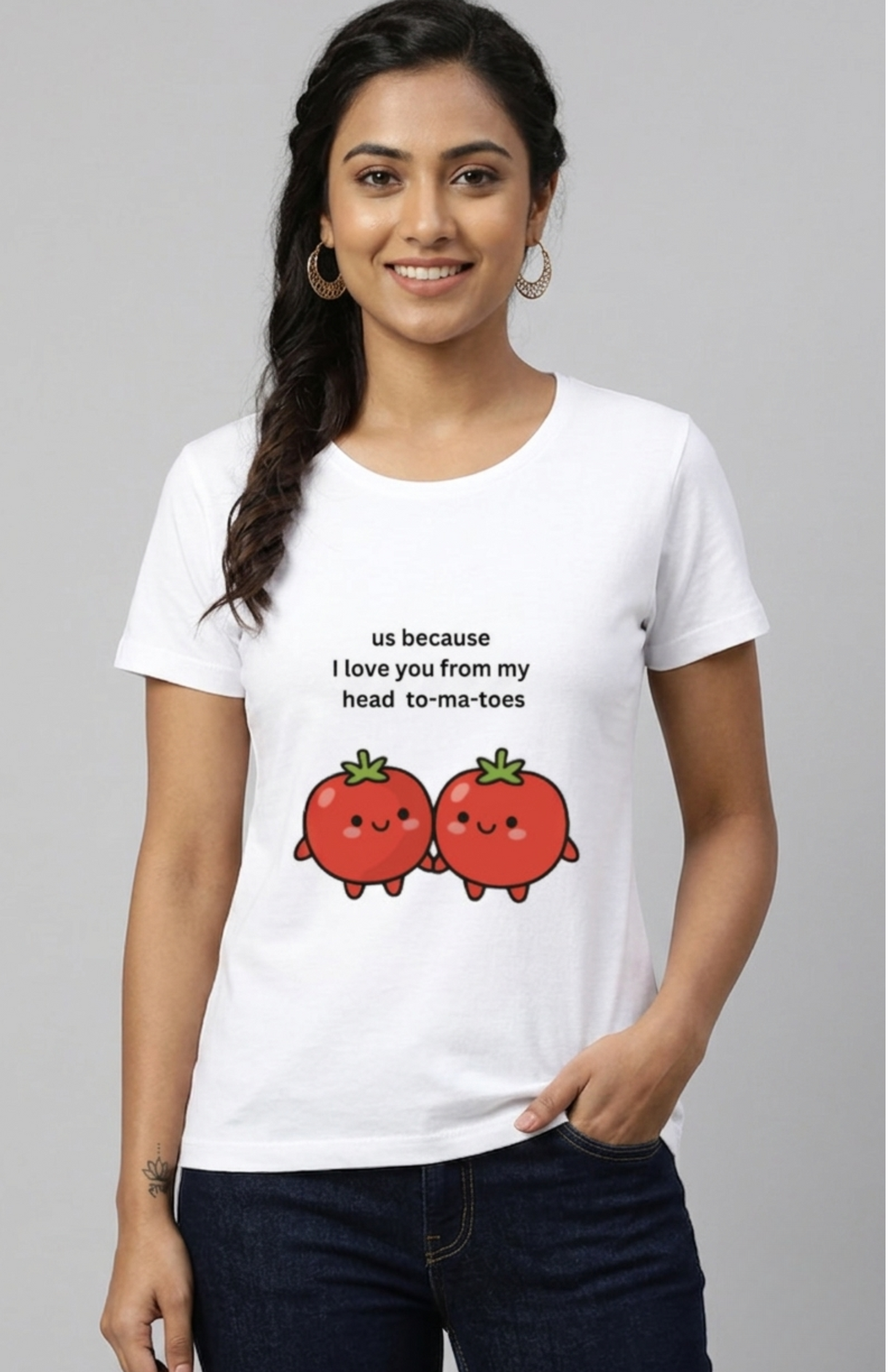 Women's Classic Tees - I Love You from Head To-ma-toes