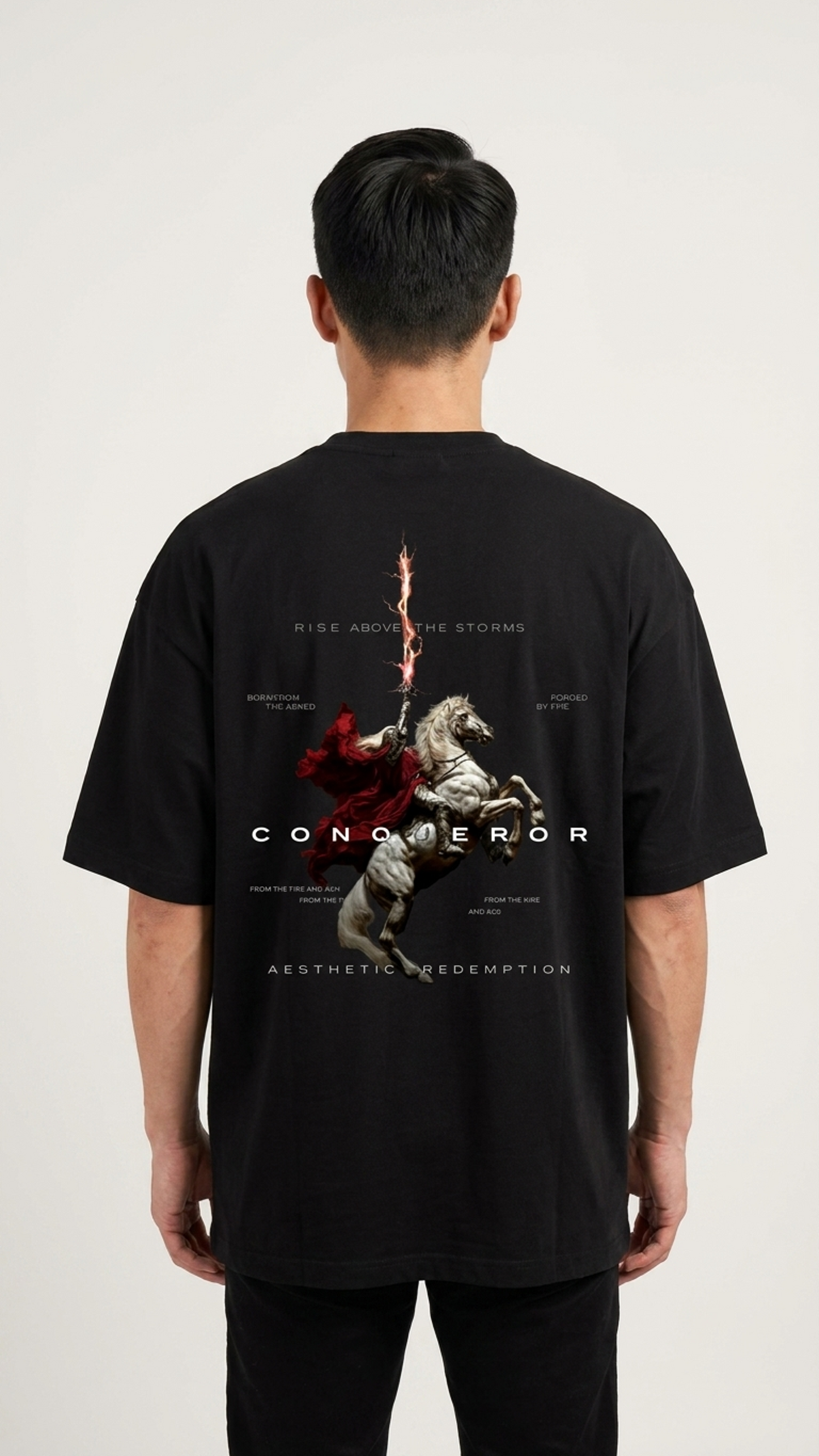 Premium Terry Oversized Tee - Conqueror