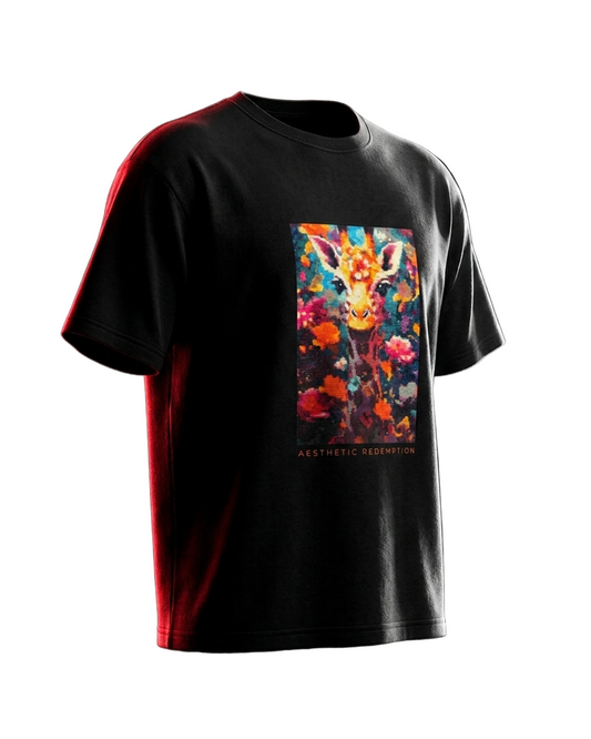 Classic Crew T-Shirt - Giraffe on Tees